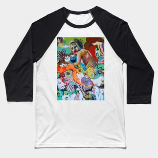 Keep Wishin' | pop art Acid surreal | contemporary LSD art | Original Magic Painting By Tyler Tilley c. 2021 Baseball T-Shirt